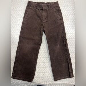 Janie and Jack Chocolate Corduroy Trousers